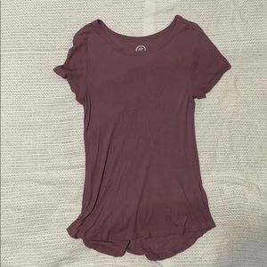long Mauve colored shirt
